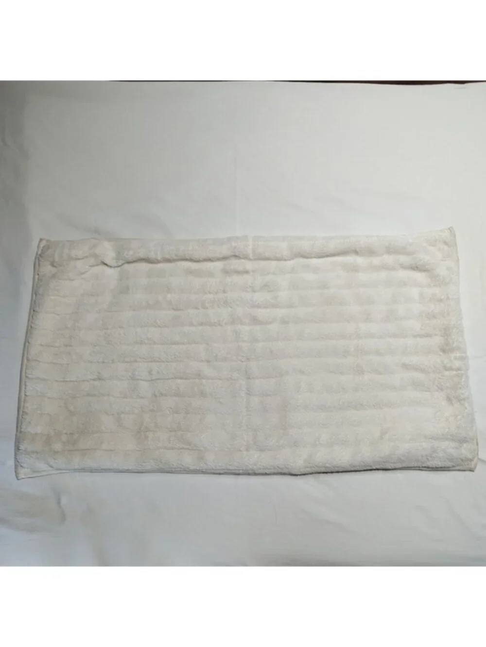 UGG White Plush Faux Sherpa King Pillow Sham Cover